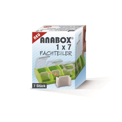 Anabox 1x7 Plus séparateur de compartiment boîte à 7
