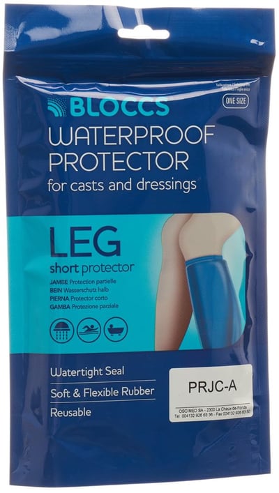 Bloccs protection étanche pour le bain jambe 29-49+/66cm adulte