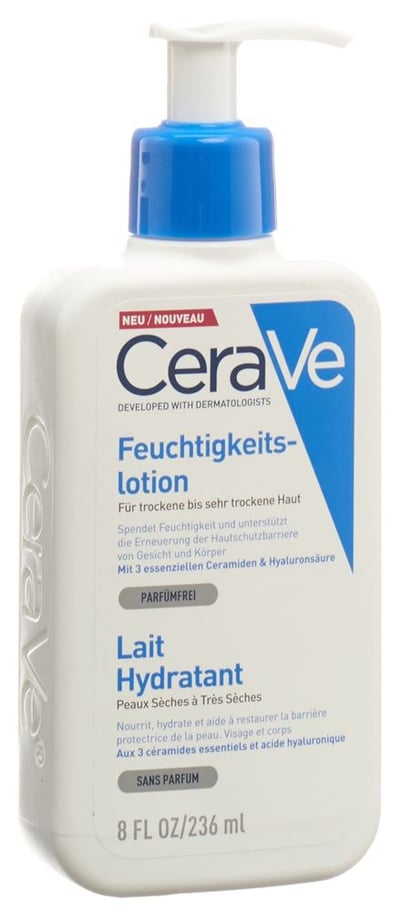 CERAVE Moisturising Lotion Feuchtigkeitsspendende Lotion für Gesicht und Körper 236ml Modèle mixte
