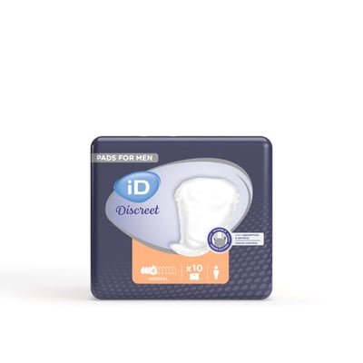 iD Discreet for Men 305x185/70mm Normal sach 10 pce