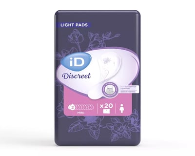 iD Discreet Light 220x85mm Mini sach 20 pce