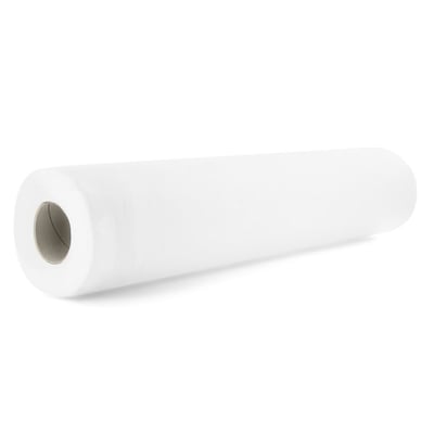 IVF protection lits 39cmx50m 2 couches blanc rouleau 9 pce