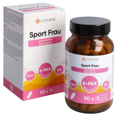 Livsane Sport femme caps verre 90 pce