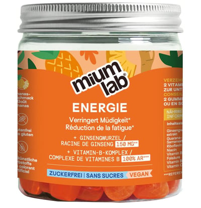 MiumLab gummies énergie bte 42 pce