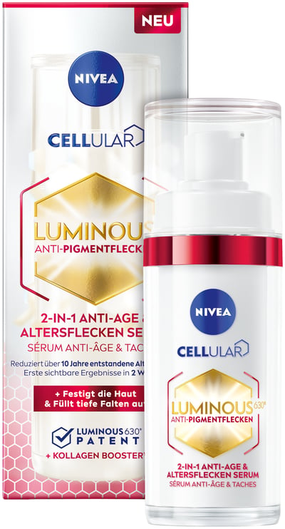 Nivea Cellular Luminous 2in1 Anti-Age-Serum 30ml Femme