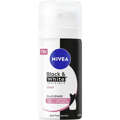 Nivea Black & White Invisible Clear Deospray (35ml)