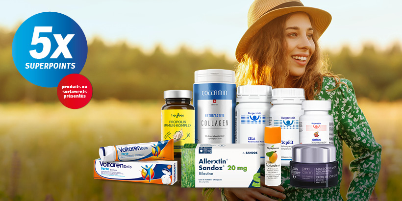 Pour bien démarrer le printemps: 5x plus de superpoints sur une sélection de produits