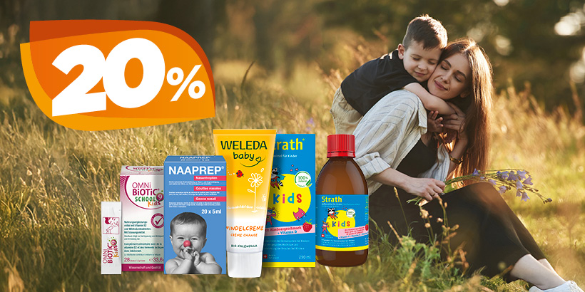 20% Rabatt auf ausgewählte Sortimente