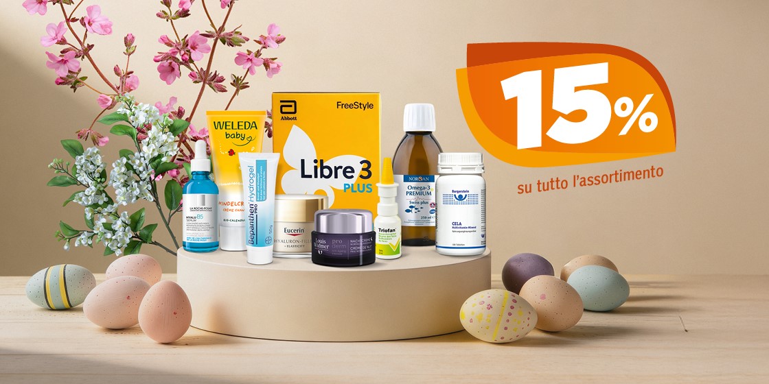 Solo online: 15% di sconto su tutto l'assortimento online