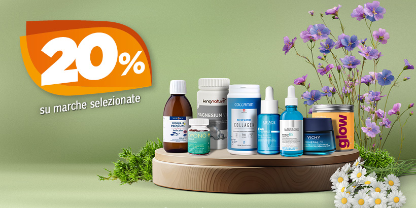 Solo online: 20% di sconto su marche selezionate