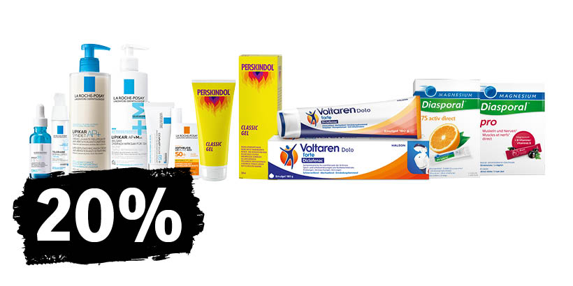 20% su una selezione di prodotti