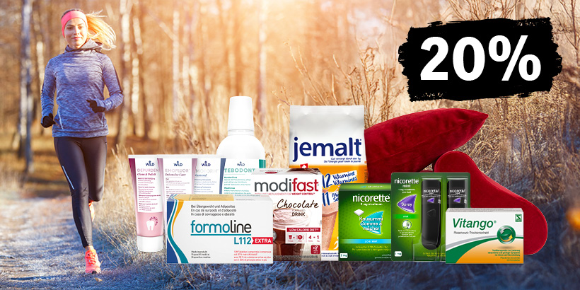 20% auf ausgewählte Produkte