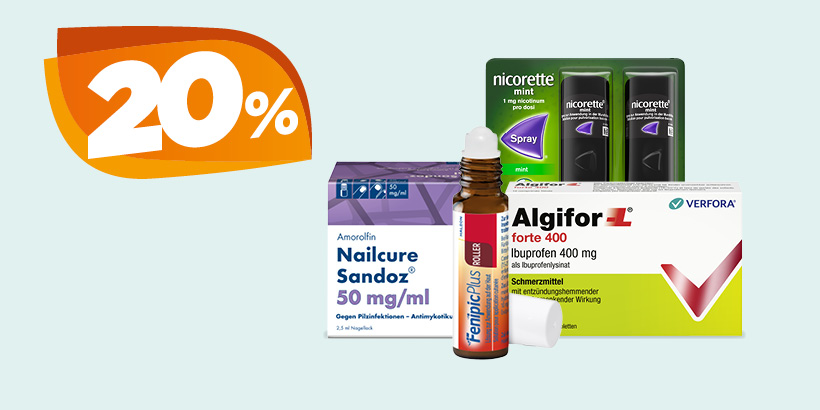 20% di sconto su una selezione di prodotti