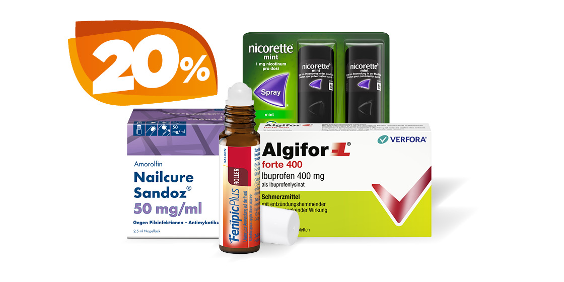 20% su una selezione di prodotti