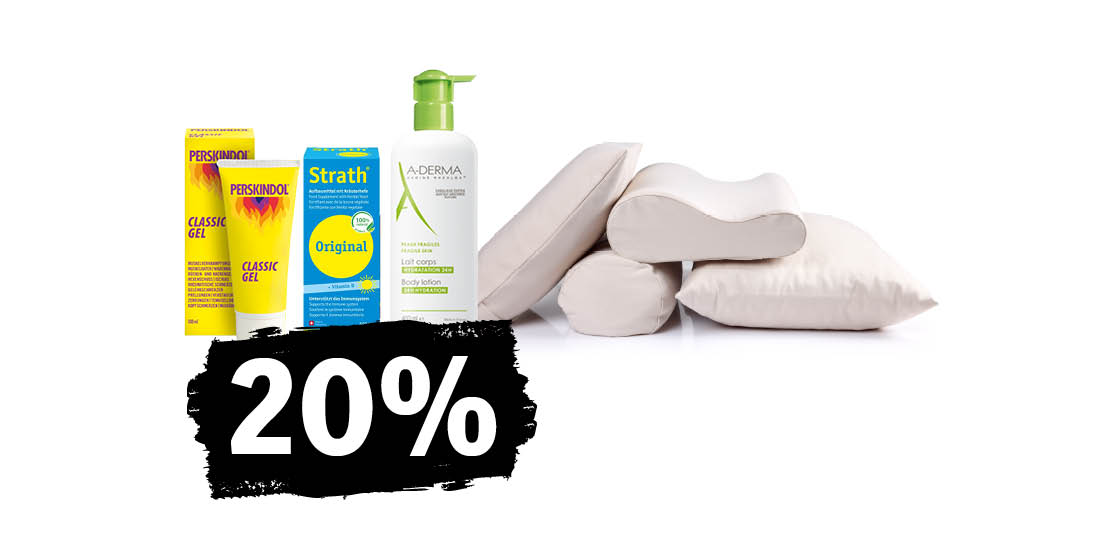 20% su una selezione di prodotti