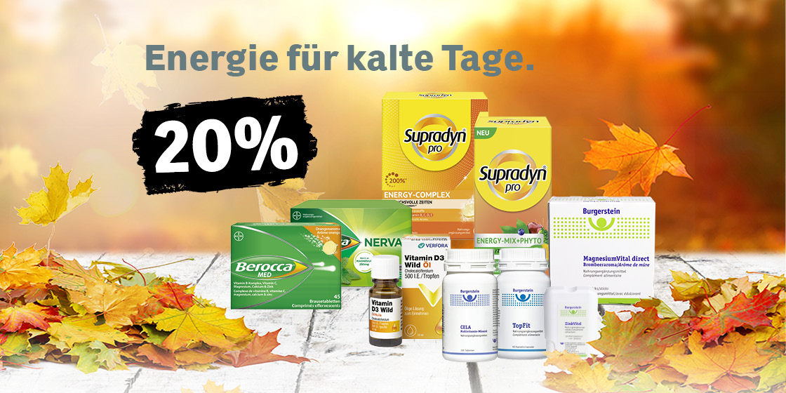 20% auf ausgewählte Produkte