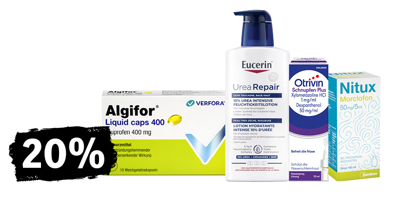 20 % sur les produits sélectionnés