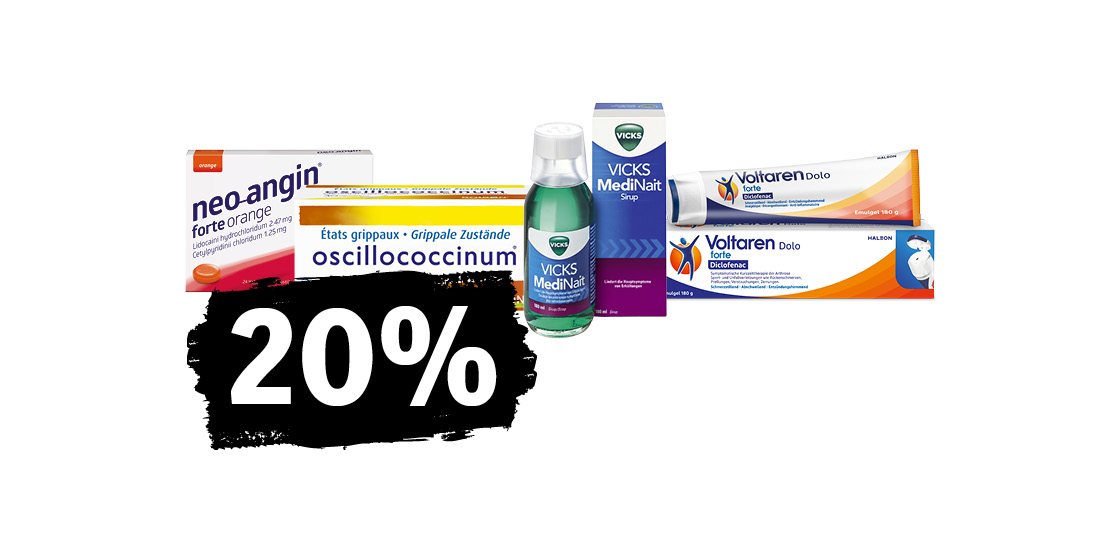 20% auf ausgewählte Produkte