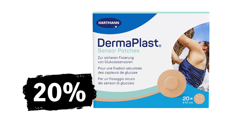 En ligne seulement : 20 % de réduction sur DermaPlast® Sensor Patches
