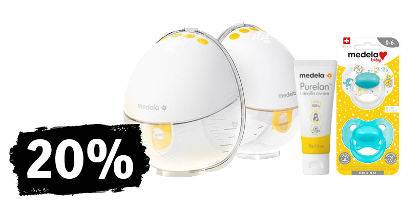 Nur Online: 20% Rabatt auf Medela