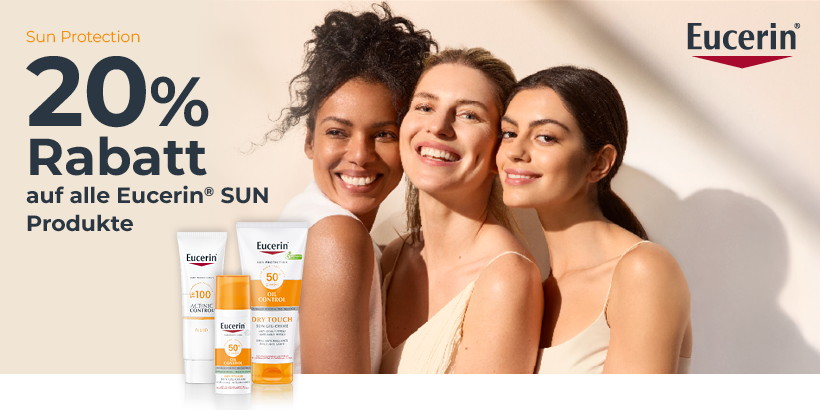 20% auf Eucerin Sonnenschutz