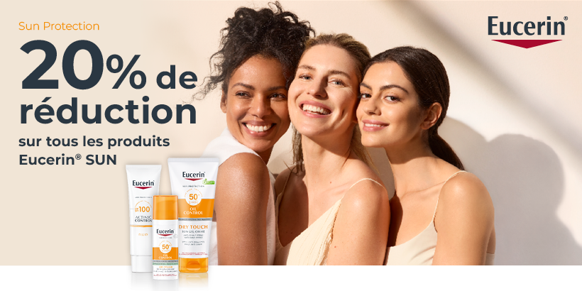 20% sur protection solaire Eucerin