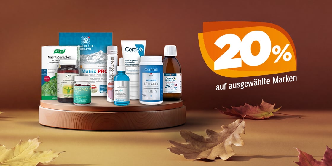 Nur online: 20% Rabatt auf ausgewählte Marken