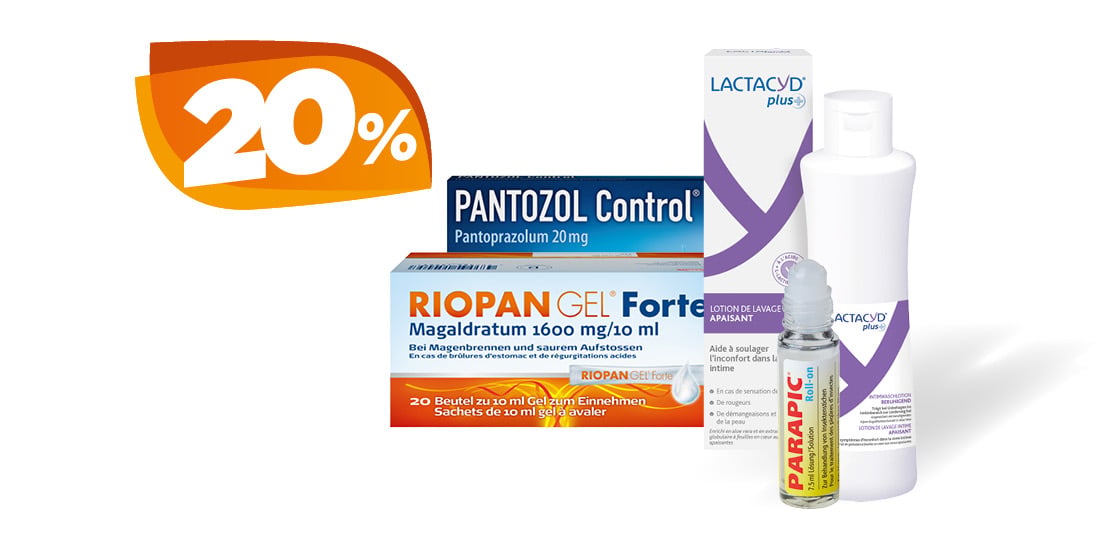 20% di sconto su una selezione di prodotti