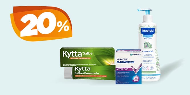 20% Rabatt auf ausgewählte Produkte