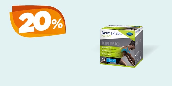 Nur online: 20% auf Dermaplast Active Kinesiotape