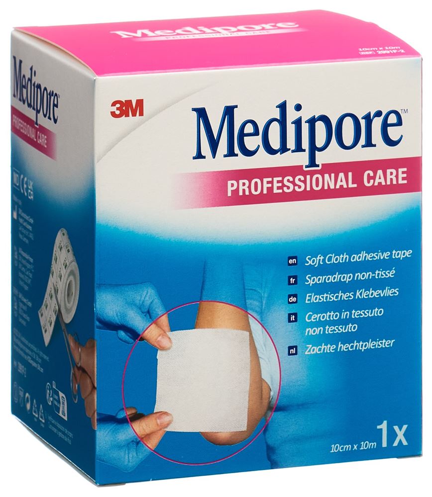Image of 3M Medipore Fixationsvlies 10cmx10m Liner Rolle