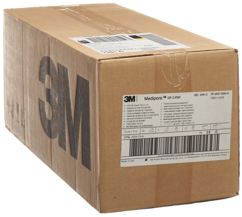 Image of 3M Medipore Klebevlies 15cmx10m Liner 12 Stk