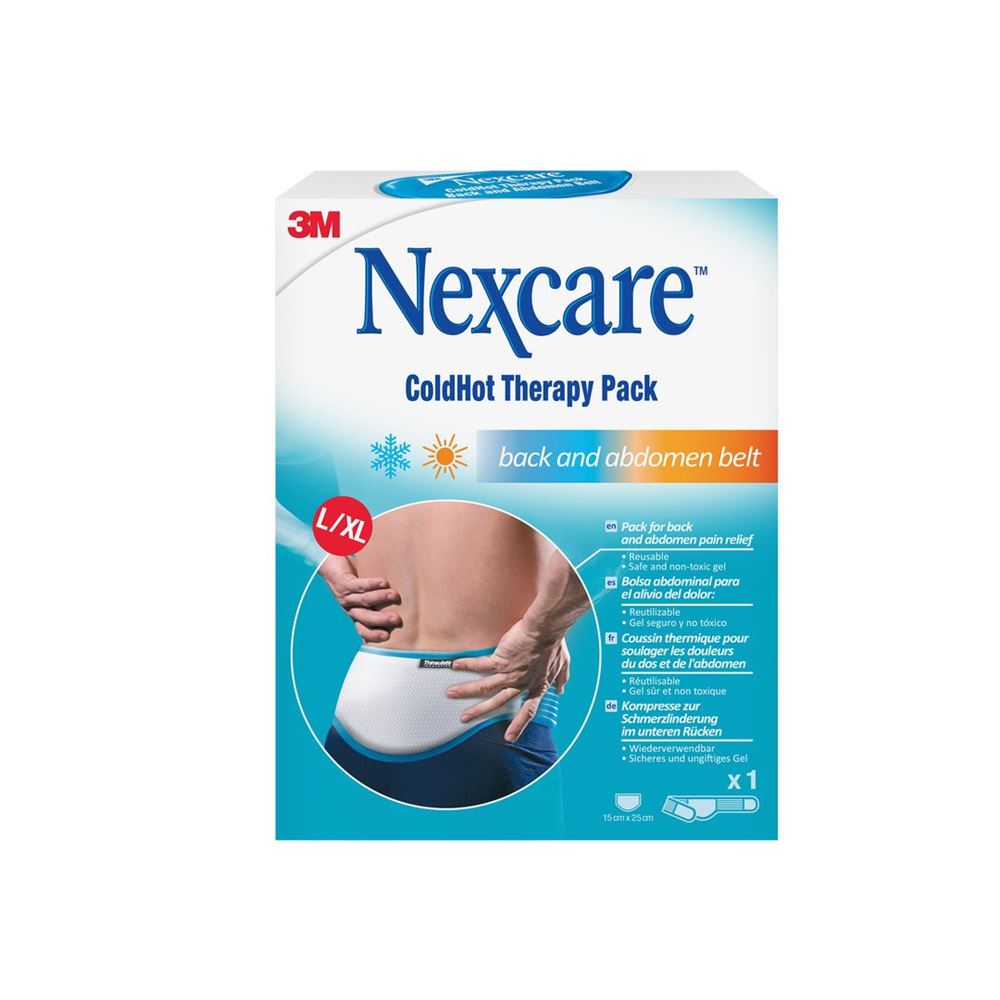 3M Nexcare ColdHot Therapy Pack L/Xl compresse di gel con fascia dorsale e ventrale