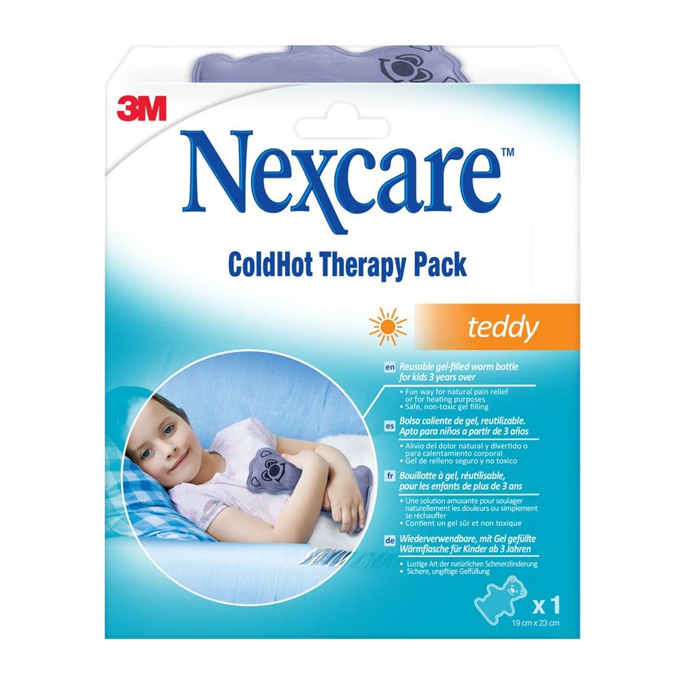 3M Nexcare ColdHot Therapy Pack borsa dell’acqua calda Teddy morbido velluto