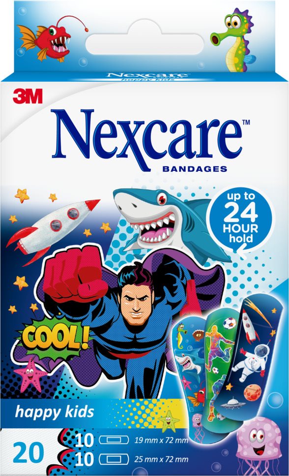 Image of 3M Nexcare Kinderpflaster Happy Kids Cool 20 Stk