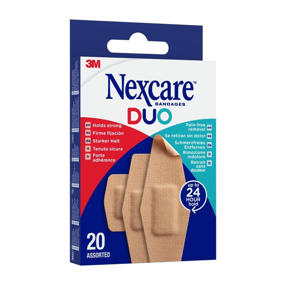 Image of 3M Nexcare Pflaster Duo assortiert 20 Stk