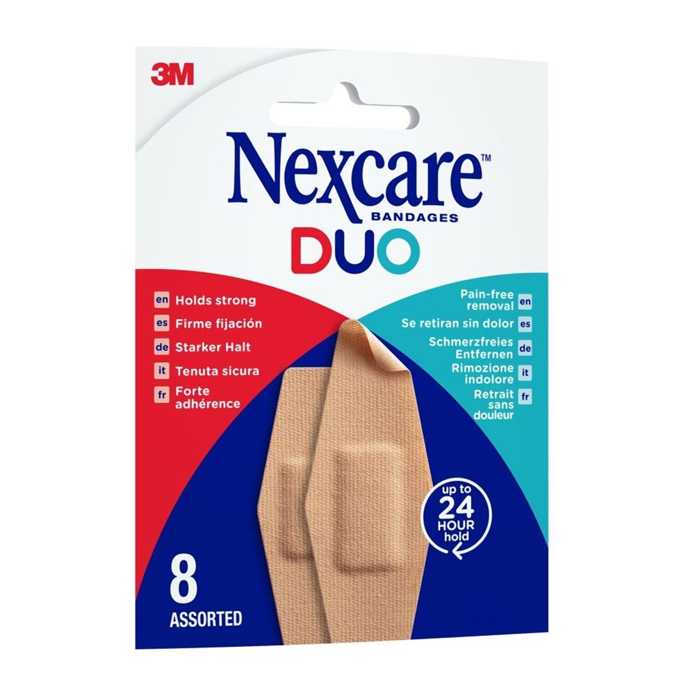 3M Nexcare pansements duo assorti 8 pce