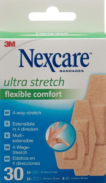 Image of 3M Nexcare Pflaster Ultra Stretch Flexible Comfort 3 Grössen assortiert 30 Stk
