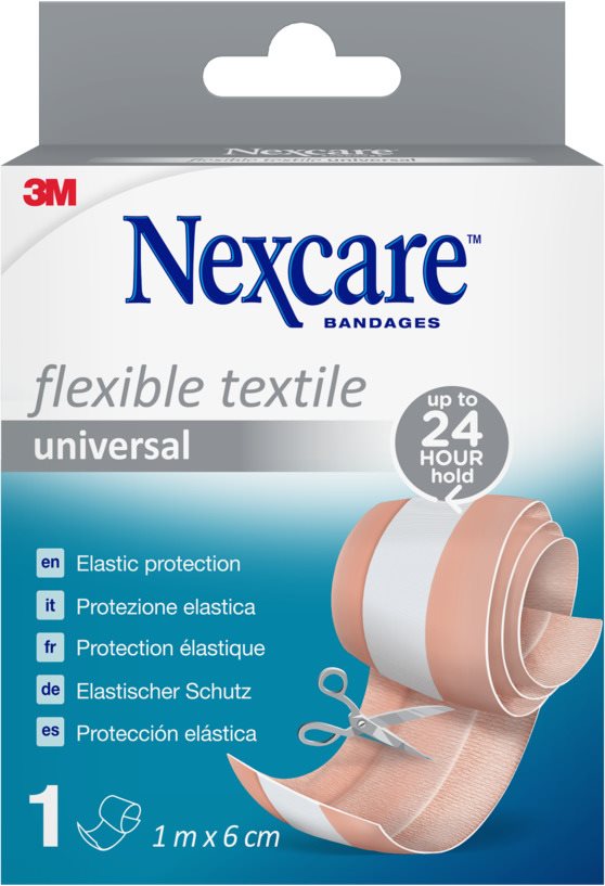 Image of 3M Nexcare Plaster Flexible Textile Universal 1mx6cm