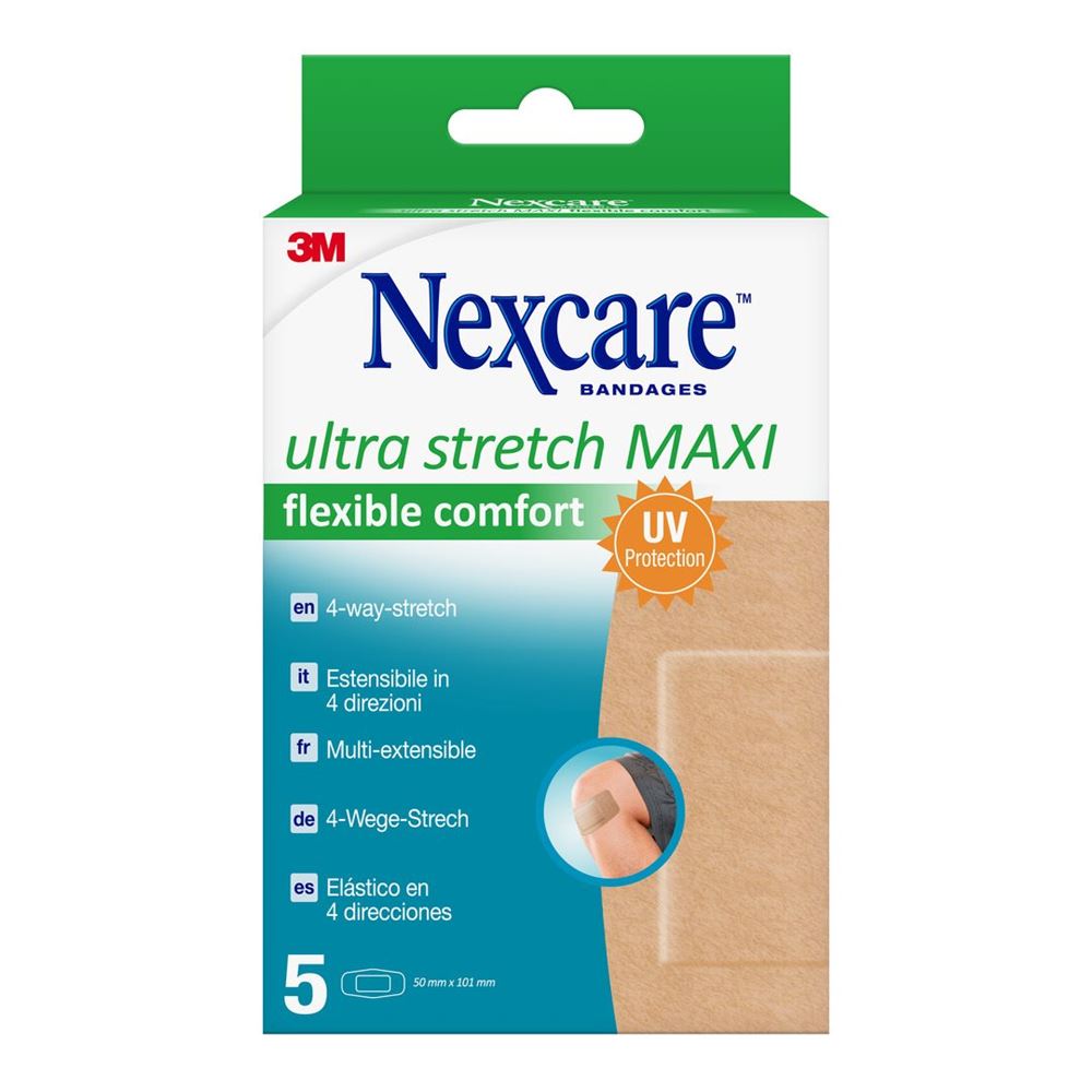 3M Nexcare Ultra Stretch Maxi Flexible Comfort 50x101mm 5 pce