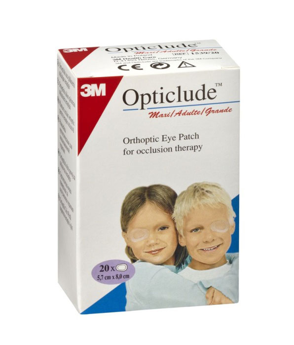 Image of 3M Opticlude Maxi Augenverband 8x5.7cm 20 Stk