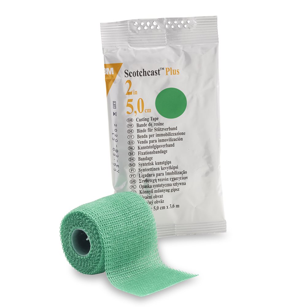 Image of 3M Scotchcast Plus 5cmx3.65m grün 10 Stk