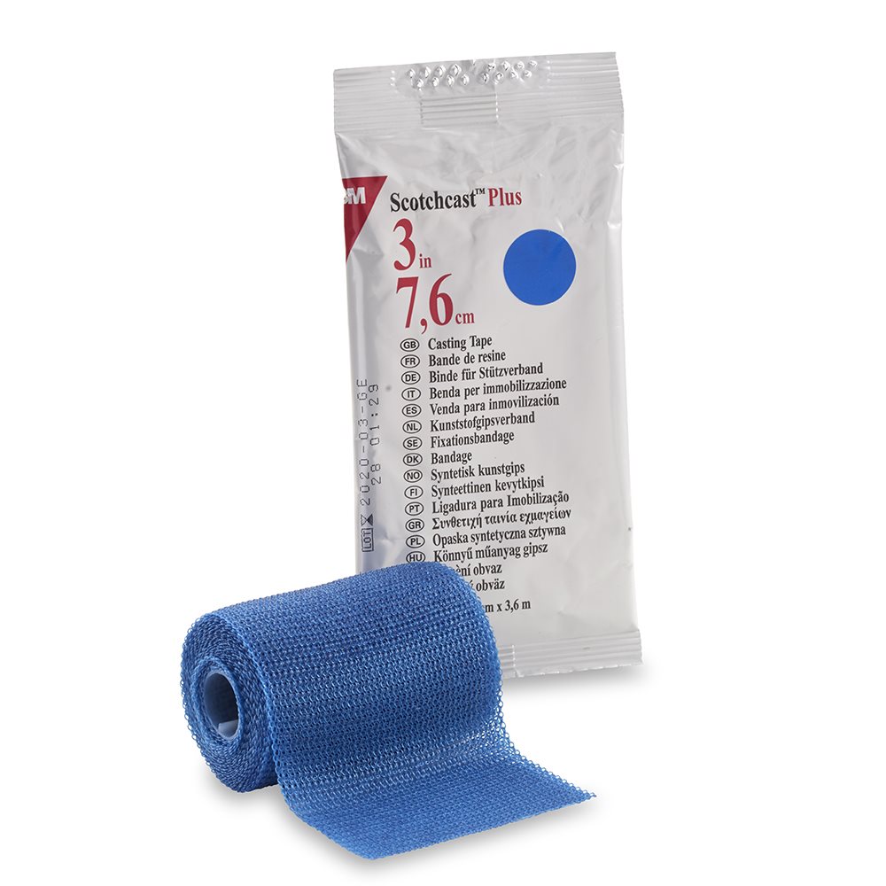 Image of 3M Scotchcast Plus 7.6cmx3.65m blau 10 Stk