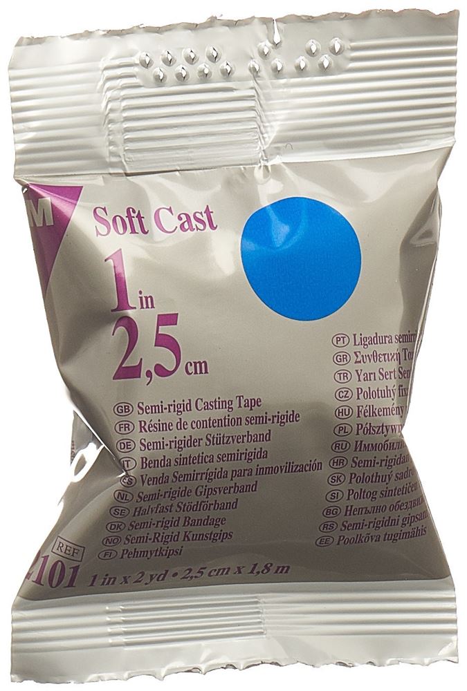 Image of 3M Scotchcast Softcast 2.5cmx1.8m blau
