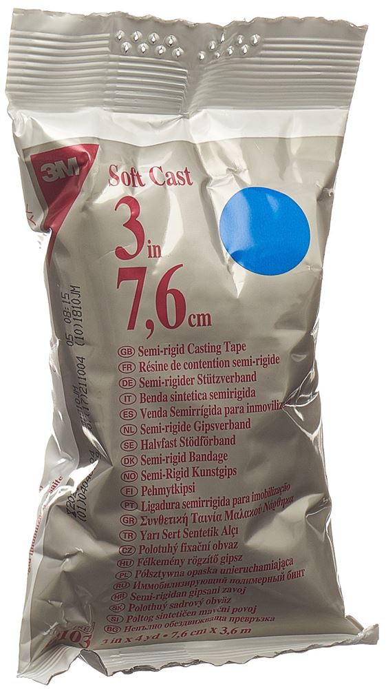 Image of 3M Scotchcast Softcast 7.5cmx3.65m blau
