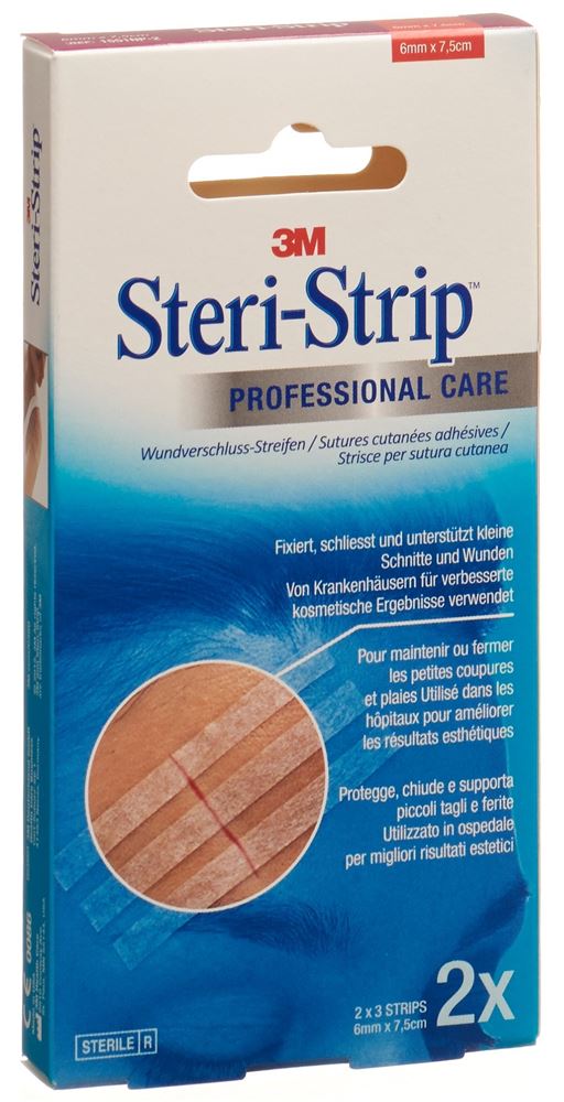 Cerotto per sutura steri strip skin 6x75 mm 6 strisce