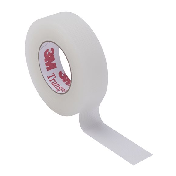 Image of 3M Transpore Rollenpflaster 12mmx9.14m transparent 24 Stk