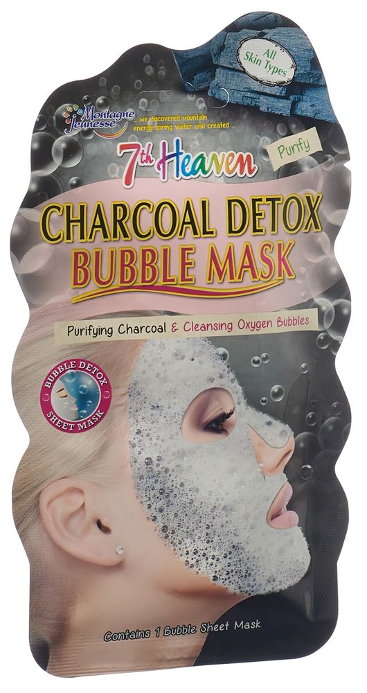 7th Heaven Bubble Mask Women's Charcoal Btl