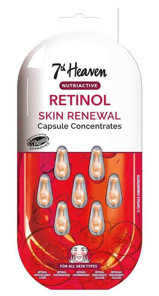 Image of 7th Heaven Capsule Concentrates Nutriactive Retinol Skin Renewal 7 Stk