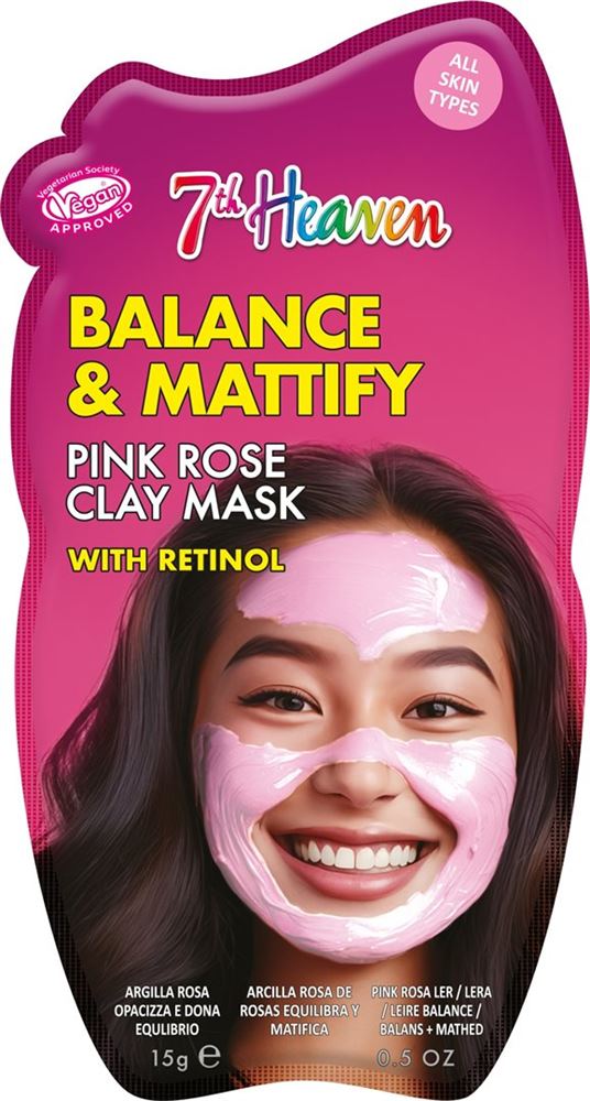 7th Heaven Clay Mask Pink Rose 15 g
